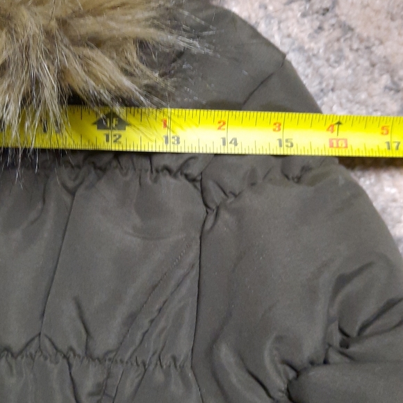 Fur hooded❣ last one Parka puffer jacket with belt - Picture 6 of 16